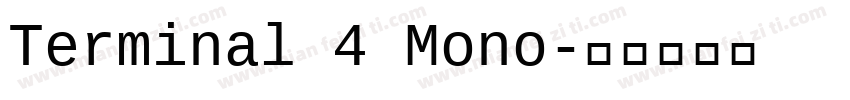 Terminal 4 Mono字体转换